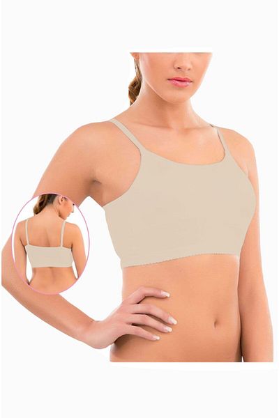 İmer Çamaşır Imer Women's Ten Modal Rope Strap Covered Bustier 1258