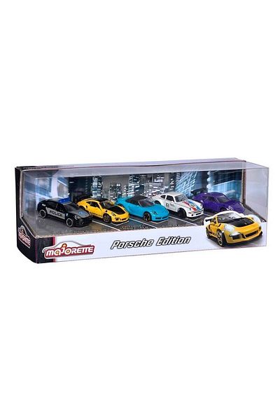 Majorette Porsche Metal Diecast 5-Piece Vehicle Set 212057615