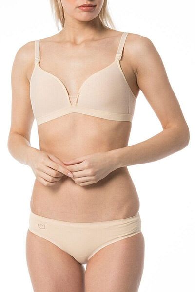 İmer Çamaşır Imer 2245 Women's Covered Nursing Bra Skin
