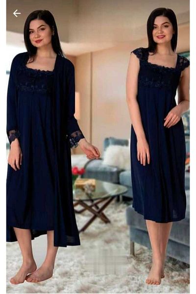 Effortt 2302-l Dressing Gown Nightgown