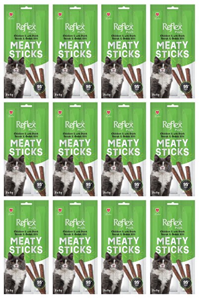 Reflex Kedi Ödül Sticks Tavuk & Ördek 3*5 Gr 12 Adet