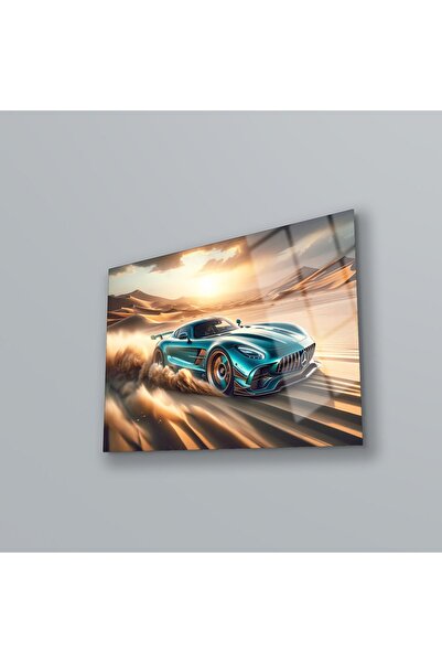 BV DEKOR Μοντέρνα διακόσμηση τοίχου αυτοκινήτου, Γυάλινος πίνακας, Διακόσμηση...