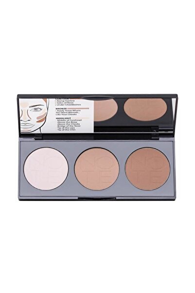 NOTE Perfecting Contouring Pudramsı Kontür Paleti - 01 Light To Medium