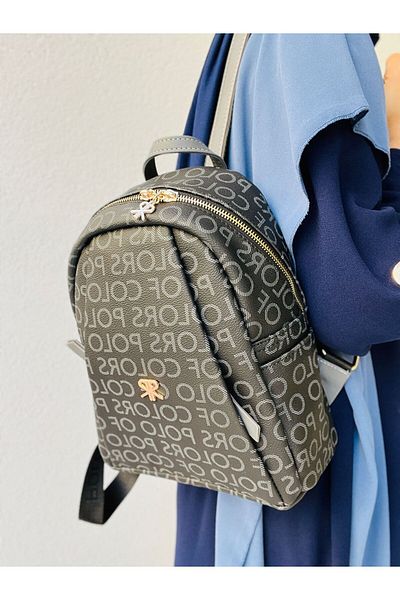 Çanta Trend Rucsac Polo Of Colors cu 9 compartimente cu curea de umar reglabila