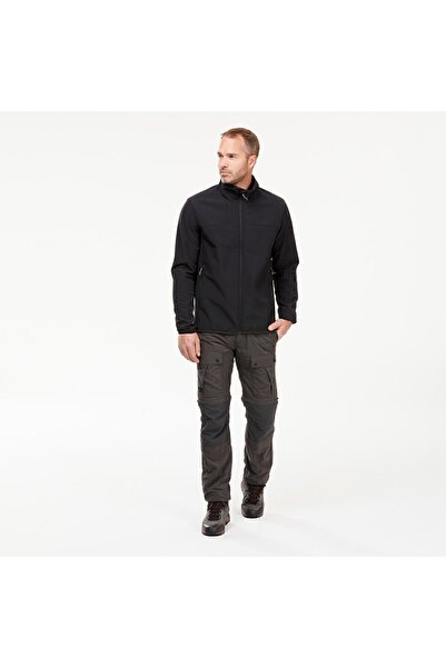 Decathlon Forclaz Men's Softshell Coat - Black - Mt100