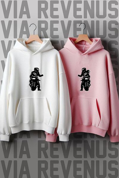 Vordevia Φούτερ με στάμπα Biker Valentine's Oversize