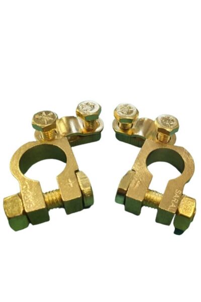 Vlotho Bakır Akü Kutup Başı Takım (+ -) Artı Ve Eksi Kutupbaşı Uyumlu