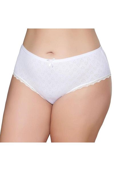 GÜMÜŞ 12 Τεμάχια Ασημί Χρώμα Jacquard Bato Panties 3079