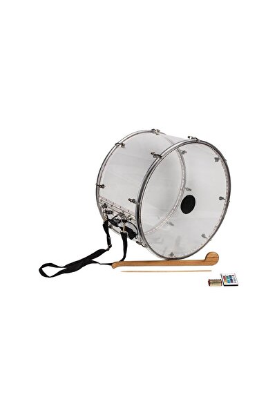 Genel Markalar İmece Şeffaf Ledli Profosyönel Davul Kına Düğün Ve Eğlence İçin