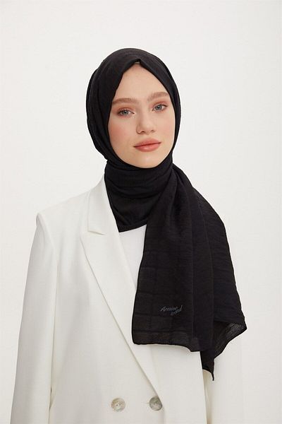 Armine Trend Star Shawl 1 Mia - Ats1str-3493 - Μαύρο