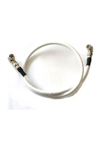 Baff Ready Satellite Antenna Cable with 1 Meter L Type 90 Degree F Connector