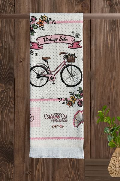 Meslina Home 3-Piece 30X50 Kitchen Towels - Printed, Drying Cloth and Hand and Face Towels
