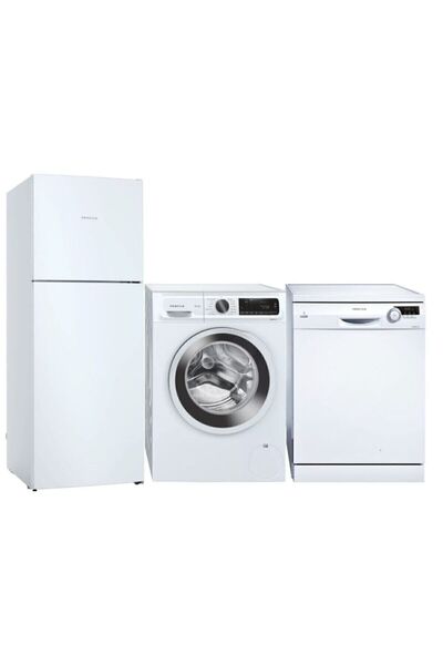 Profilo 3 Lü Beyaz Eşya Çeyiz Seti (bd2155wfnn Buzdolabı, Cga141x1tr Çamaşır, Bm4320eg Bulaşık)