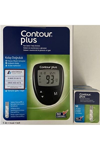 CONTOUR Plus Şeker Ölçüm Cihazı+ 50 Adet Strip