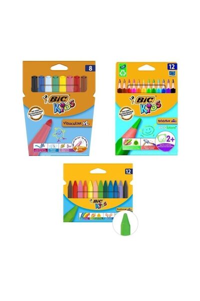 Bic Bıc 3 Lü Jumbo Boya Seti