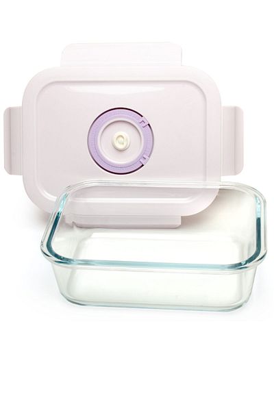 Bigatti 1040ml Glass Storage Container Lilac