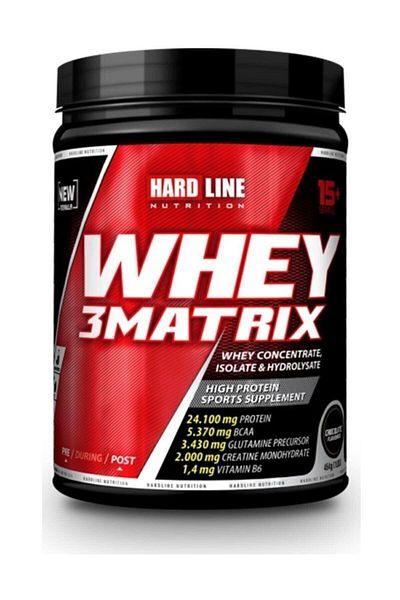 Hardline 454 gr Chocolate Whey 3matrix Protein Powder
