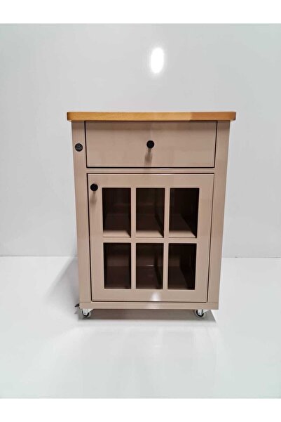 Dipole Furniture Movin Mat Lake Sütlü Kahve Mutfak Servant Mobilyası