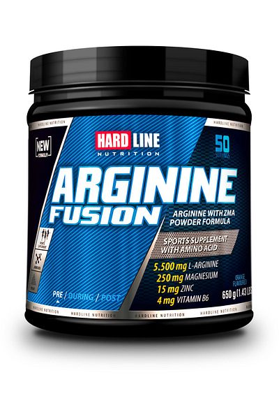 Hardline Hardline Arginine Fusion Orange Flavored 650 gr Arginine Powder