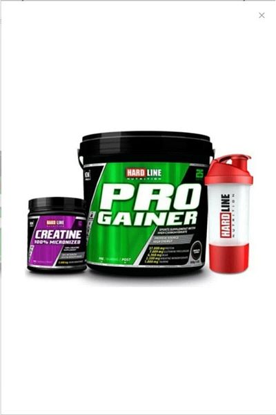 Hardline Progainer 5000gr Creatine 100% Micronize - Chocolate Aroma Shaker 300gr