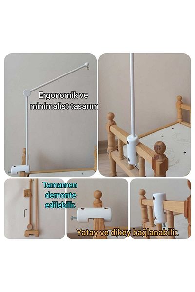 zümren Crib Wall Mounted Mobile Hanger
