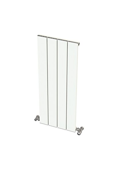 Hestia 900 X 355 White Aluminum Radiator Panel 4 Slice