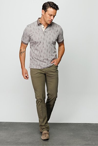 Desen Triko Μπλουζάκι 820 με μοτίβο Mta Sail με κουμπιά Py Kçkol