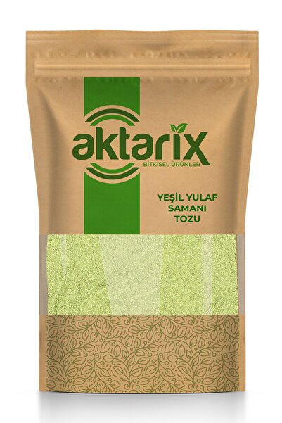 aktarix 50 Gr Yeşil Yulaf Samanı Tozu - Yeni Öğütülmüş