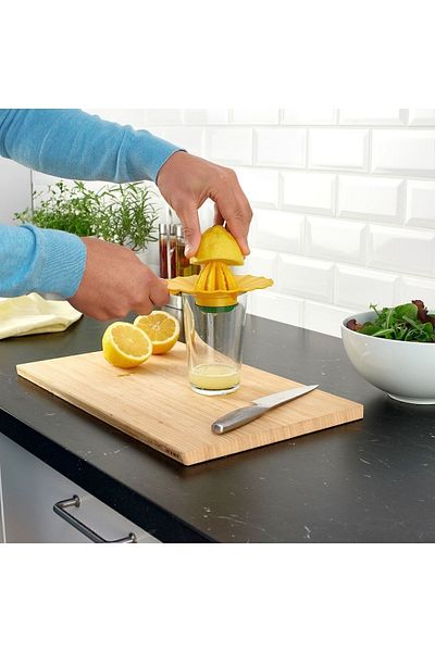 IKEA 15 cm Practical Yellow Color Lemon Orange Boring - Plastic Citrus Juice