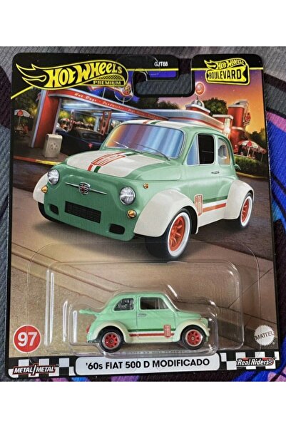 HOT WHEELS 2024 Premium Boulevard #97 60s Fiat 500 D Modificado !!