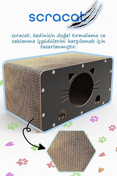 ATA HOME Scratch New Product - Natural Cardboard Cat Scratch, Sofa and Board