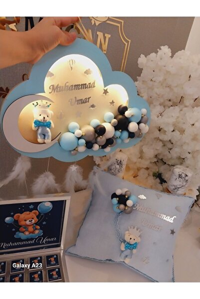 ARMAĞAN BEBEK NİKAH ŞEKERİ Bebek Kapı Süsü* Takı Yastıgı 2'li Bubble Set*48li...