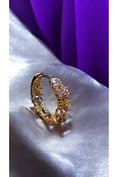 neslim designer Xuping Renkli Zirkon Taş Halka Model İç Taş Detay İtalyan Çel...