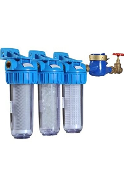 Ltf Water Su Arıtma Sistemlerinden Daire Bina Girişi 3 Lü Kireç Önleyici Filtre
