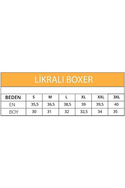 Ceylanoğlu Μαύρο ανδρικό μπόξερ Lycra 3 συσκευασιών