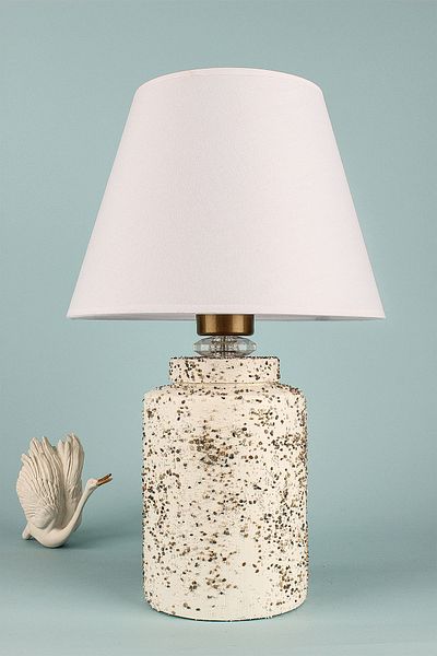 Hmydesign White Ceramic Fermoir - Handmade Lampshade