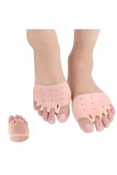 CMT 5 Finger Toe Bunion Bone Protector Silicone Cushion Roller Thumb Liner