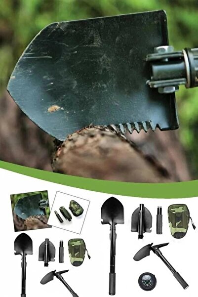 isgstore Main Shop Bahçe Ve Kamp Küreği Katlanır Çanta Çapa Kürek Pusulalı Ta...