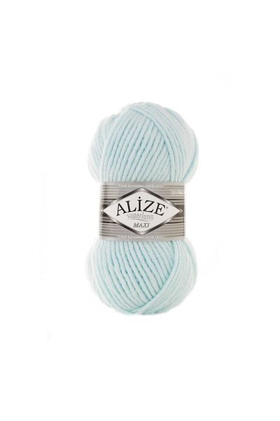 Alize Süperlana Maxi Χοντρό Πλεκτό Σχοινί 522 Light Mint