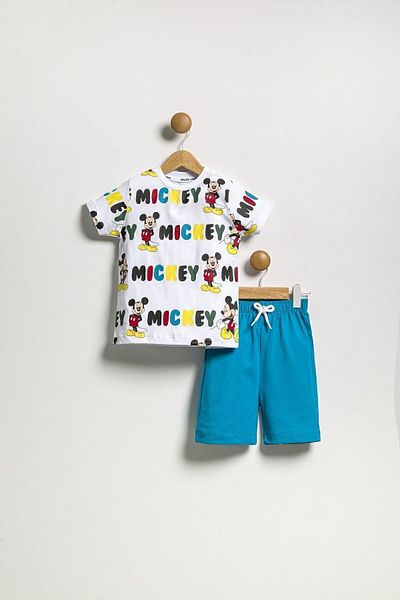 Bebelop Mickey Printed Unisex Girl Boy Suit