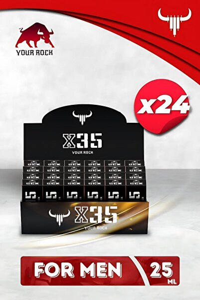 X35 YOUR ROCK Erkek Uzun Deneyim Masaj Sprey - Long Time Massage Sprey Formen 25ml X24 Adet