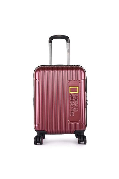NATIONAL GEOGRAPHIC Canyon Luggage Trolley Carry-On Small Burgundy