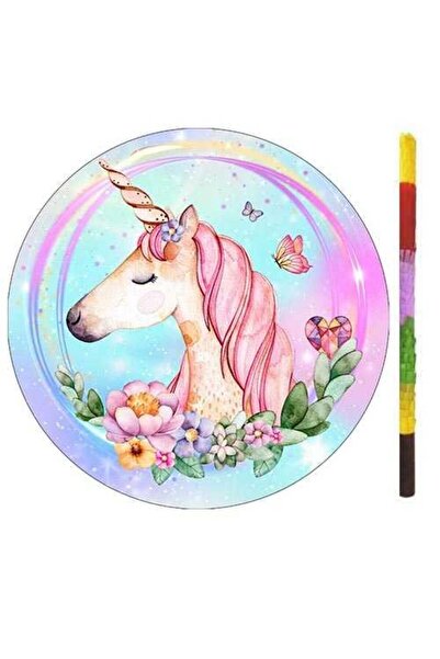 Partioutlet Unicorn Temalı Pinyata + Sopası