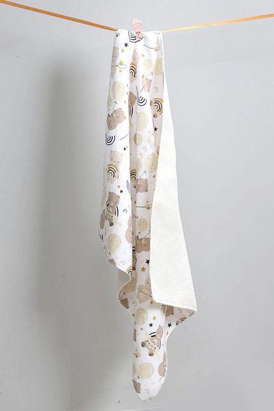 Ferdys Muslin Baby Blanket, Double Sided 100% Cotton Baby Blanket, Multi-Purpose Baby Blanket