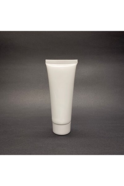 Pause Art Home KOZMETİK İÇİN PARLAK BEYAZ BOŞ KREM TÜPÜ KAPAKLI - 50 ML - MER...