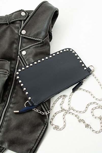 İAMBTŞY Geantă crossbody pentru fetiță, cu lanț cu margele, pentru femei