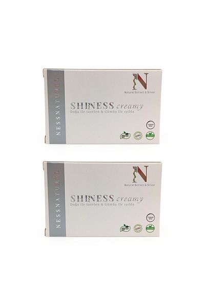 SHINES 100 Gr 2 Pack - Natural Extract & Silver Shiness Colloidal Silver Soap