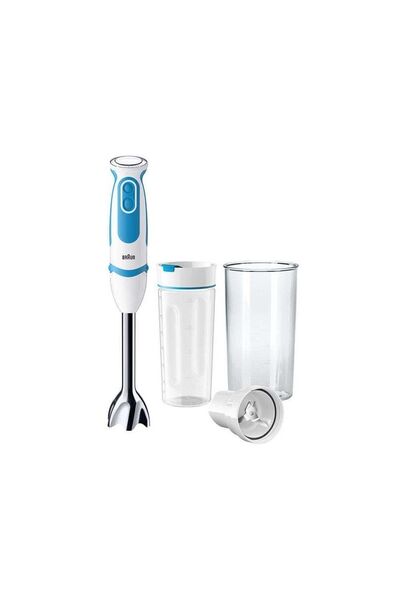 Braun Mq5251wh Multıquıck 5 Varıo Fıt Blender 1000 Watt-Beyaz/Mavi