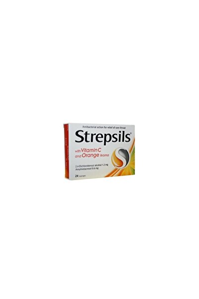 STREPSİLS Strepsils Portakal & C Vitamini Aromalı 24 Pastil