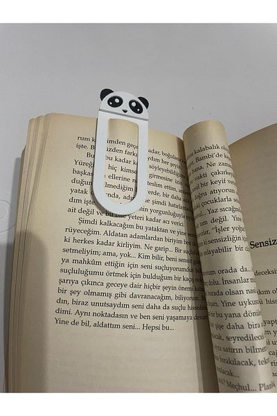 HobiHub Mini Panda Cute Bookmark - 3 Pcs